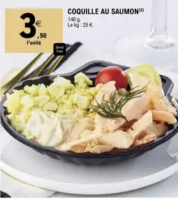 E.Leclerc COQUILLE AU SAUMON offre