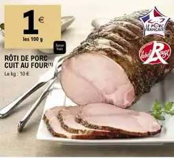 E.Leclerc Label Rouge Rôti de porc cuit au four offre
