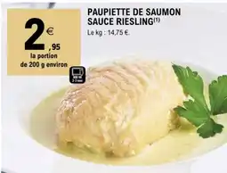 E.Leclerc PAUPIETTE DE SAUMON offre