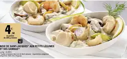 E.Leclerc NOIX DE SAINT-JACQUES* AUX PETITS LÉGUMES ET SES GAMBAS offre