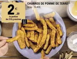 E.Leclerc CHURROS DE POMME DE TERRE offre