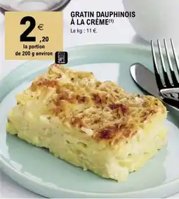E.Leclerc GRATIN DAUPHINOIS À LA CRÈME offre