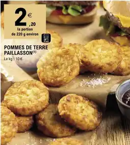 E.Leclerc POMMES DE TERRE PAILLASSON offre