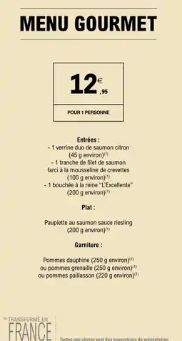 E.Leclerc MENU GOURMET offre