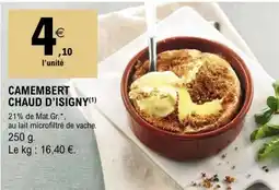 E.Leclerc Camembert Chaud d'Isigny offre
