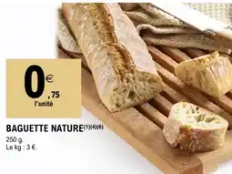 E.Leclerc BAGUETTE NATURE offre