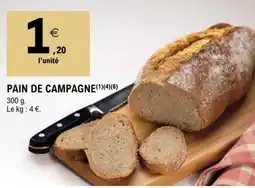 E.Leclerc PAIN DE CAMPAGNE offre
