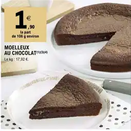 E.Leclerc MOELLEUX AU CHOCOLAT offre