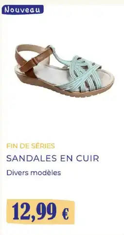 Noz SANDALES EN CUIR offre