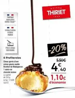 Thiriet THIRIET Profiteroles offre