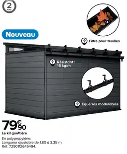 Castorama Le kit gouttière offre