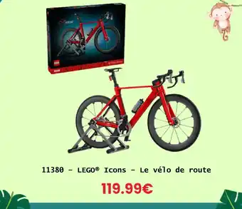 Lego cons - le vélo de route