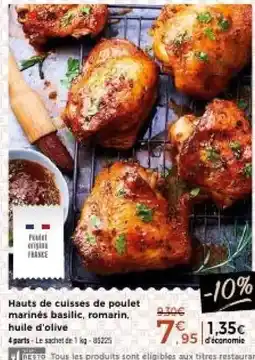 Thiriet Hauts de cuisses de poulet offre