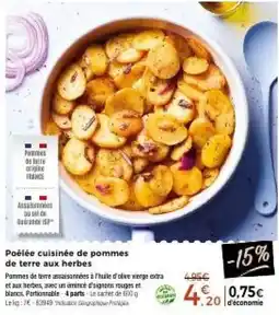 Thiriet Poêlée cuisinée de pommes de terre aux herbes offre