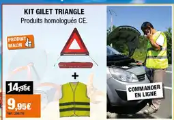 Autobacs KIT GILET TRIANGLE offre