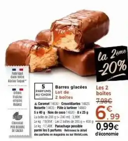 Thiriet Barres glacées offre
