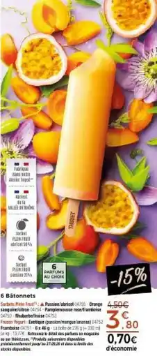 Thiriet THÉRIET Sorbets Plein Fruit offre