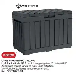 Castorama KETER Coffre Kentwood offre