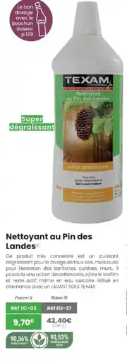Texam TEXAM Nettoyant au Pin des Landes offre