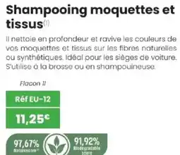Texam Shampooing moquettes et tissus offre