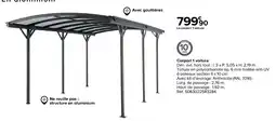 Castorama Carport 1 voiture offre