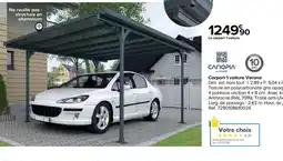 Castorama CANOPIA Carport 1 voiture Verona offre