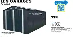 Castorama LES GARAGES En métal offre