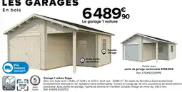 Castorama Garage 1 voiture Roger offre