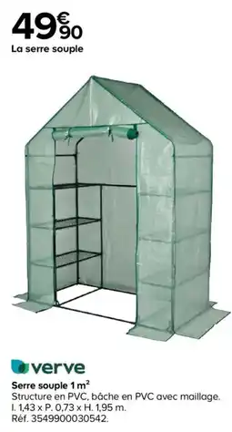 Castorama verve Serre souple 1 m² offre