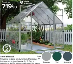Castorama Serre Balance offre