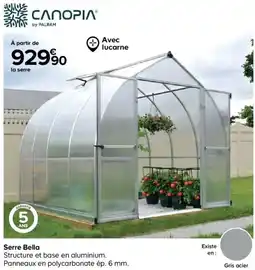 Castorama Canopia serre bella offre