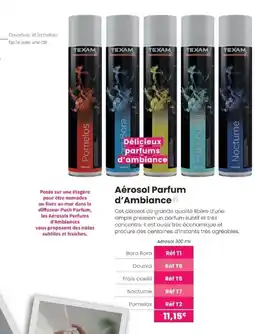 Texam Texam aérosol parfum d'ambiance offre