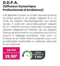 Texam D.D.P.A. Diffuseur Dynamique Professionnel d'Ambiance offre