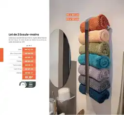 Texam Lot de 2 Essuie-mains offre