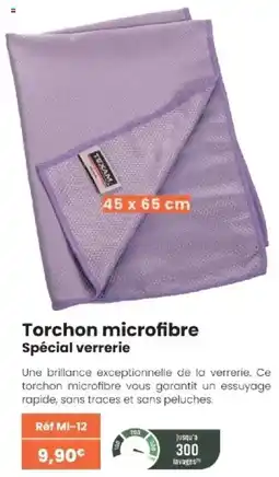 Texam TEXAM Torchon microfibre Spécial verrerie offre