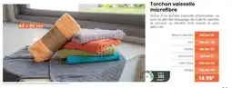 Texam TEXAM Torcho vaisselle microfibre offre