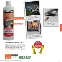 Texam Texam dégraissant hottes clean offre