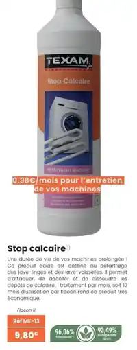 Texam TEXAM Stop Calcaire offre