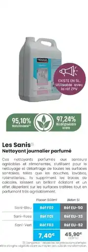 Texam Texam les sanis nettoyant journalier parfumé offre