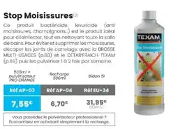 Texam TEXAM Stop Moisissures offre