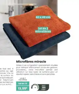 Texam Microfibres offre