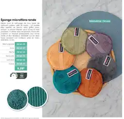 Texam Éponge microfibre ronde offre
