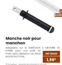 Texam Manche noir pour manchon offre