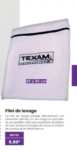 Texam Filet de lavage offre
