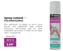 Texam Spray cutané offre