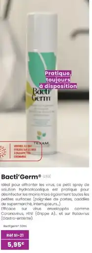 Texam Bacti'Germ offre