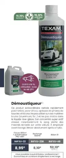 Texam Démoustiqueur offre