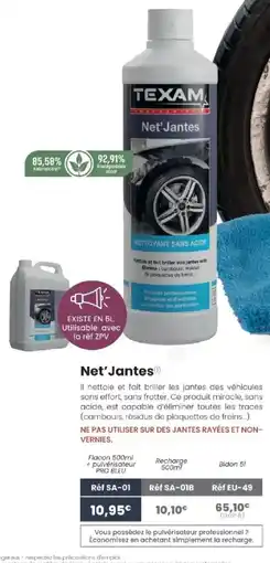 Texam Net'Jantes offre