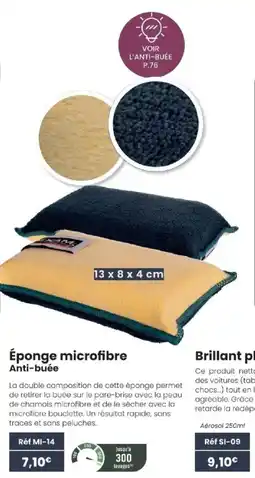 Texam Éponge microfibre Anti-buée offre