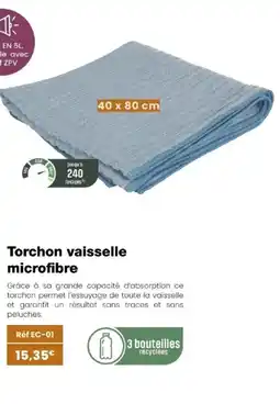 Texam Torchon vaisselle microfibre offre